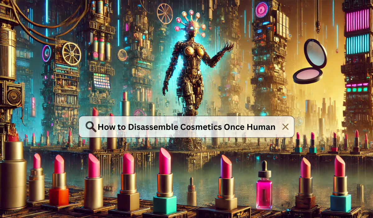 How to Disassemble Cosmetics Once Human