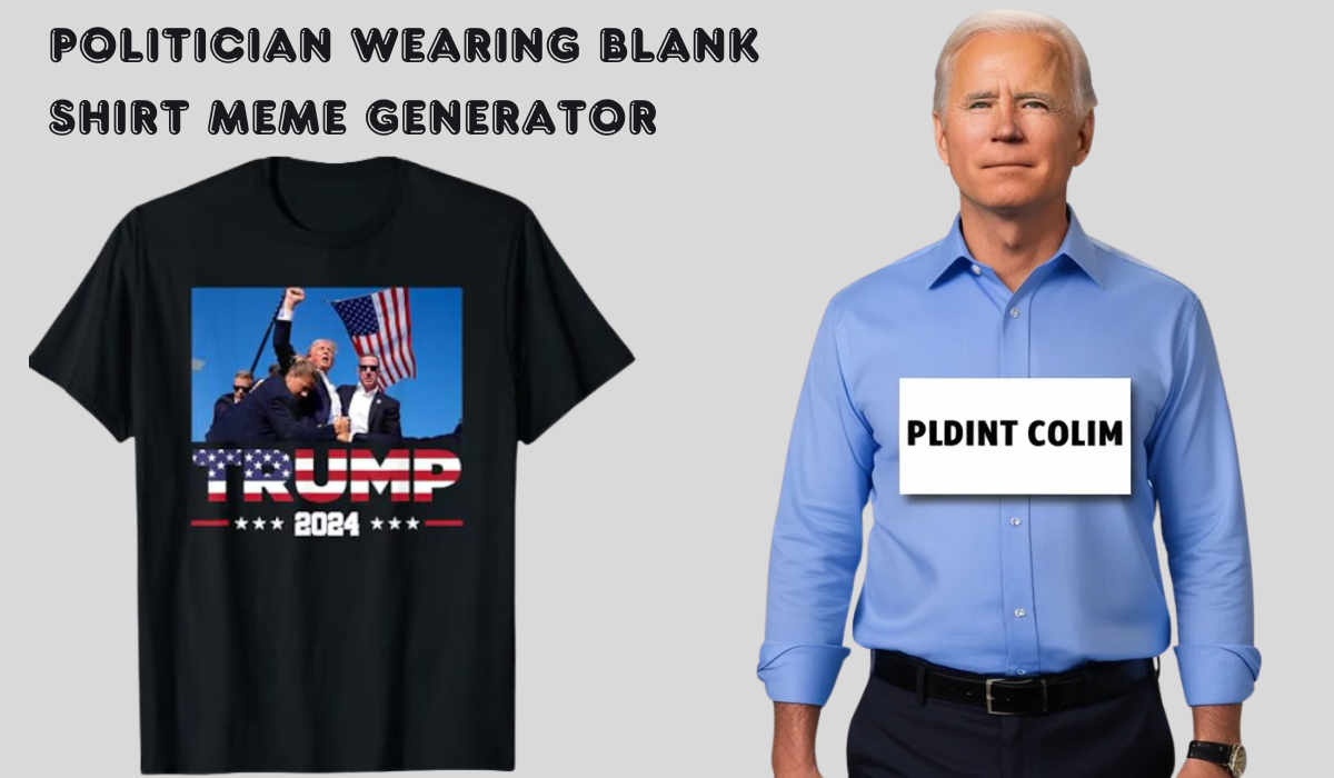 Politician Wearing Blank Shirt Meme Generator